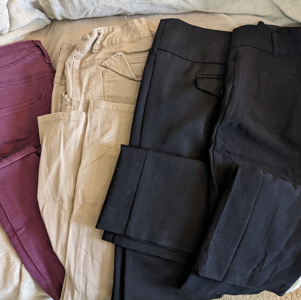 Lot of 4 dress pants